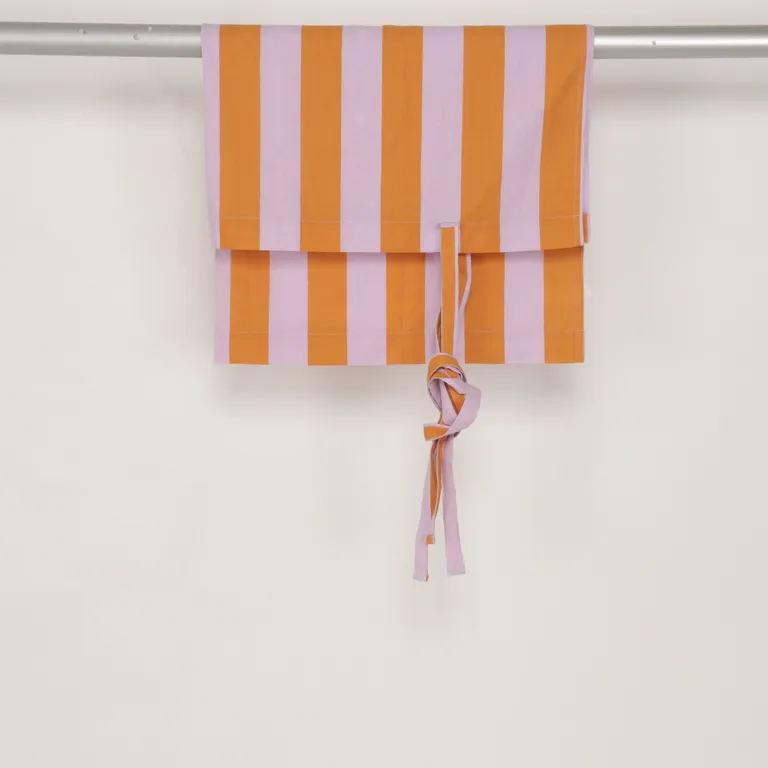 Hissgardin (Orange, Rosa) från Jox Bomull