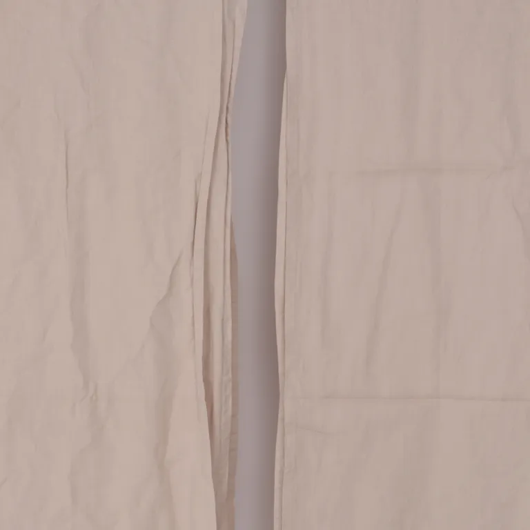 Veckbandslängd (Beige) från Jotex Linne, Bomull - Vinkel 2