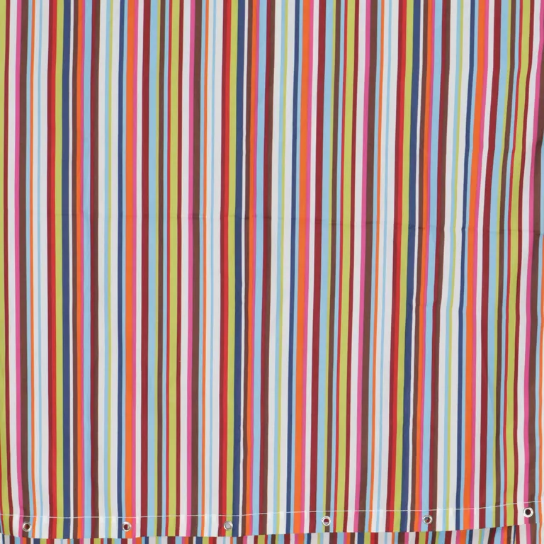 Duschdraperi (Blå, Flerfärgad, Grön, Röd) Polyester - Vinkel 2