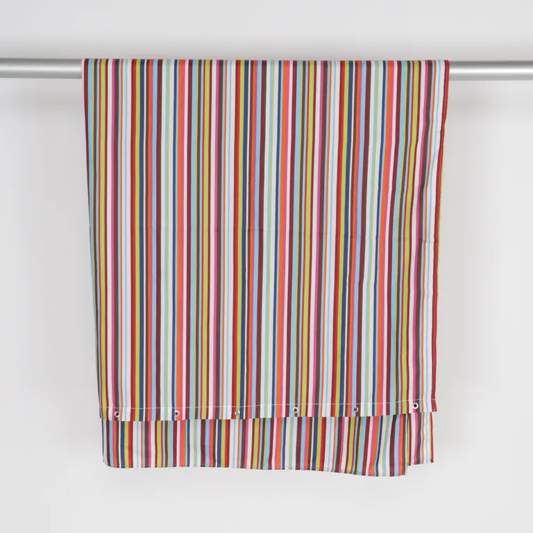 Duschdraperi (Blå, Flerfärgad, Grön, Röd) Polyester