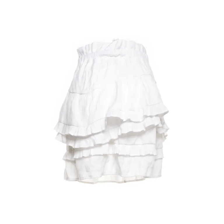 Kjol (Vit) från Sofie Schnoor Polyester, Viskos - Vinkel 2