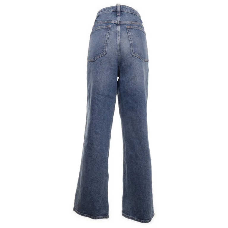 Jeans (Blå) från H&M Mama Bomull, Elastan - Vinkel 2