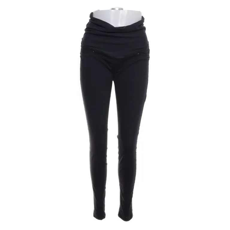 Pantalon maternité (Noir) de H&M Mama Coton, Élasthane, Polyester, Viscose