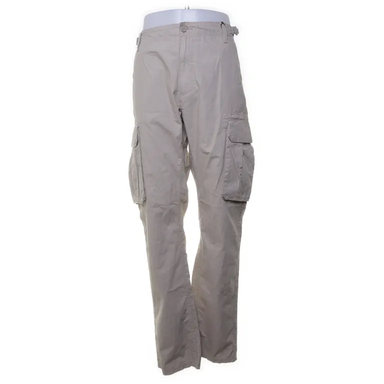 Cargobyxor (Beige) från Dressmann Bomull, Polyester