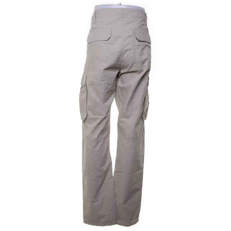 Cargobyxor (Beige) från Dressmann Bomull, Polyester - Vinkel 2