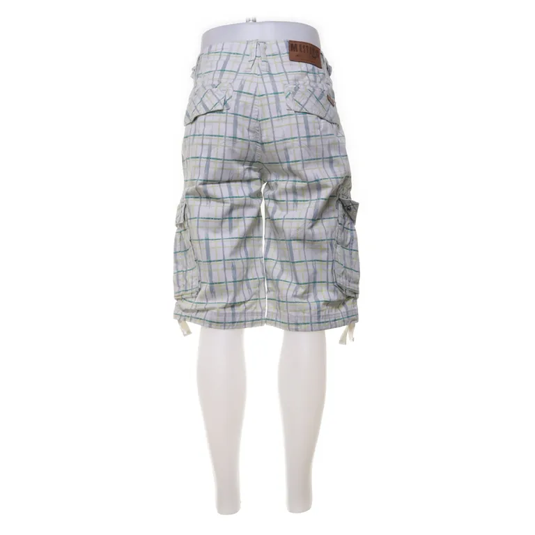 Shorts cargo (Blanc, Multicolore) de Mustang Coton - Angle 2