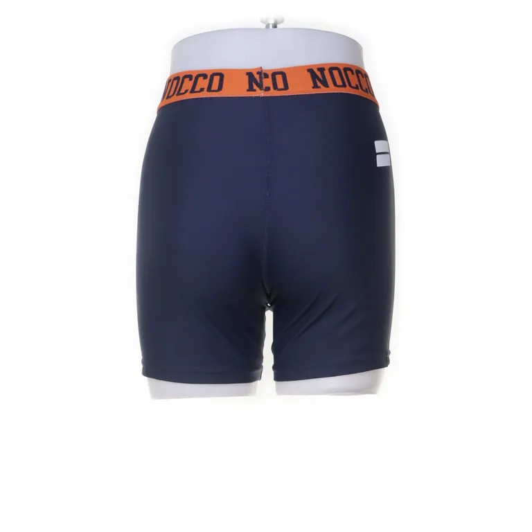 Kompressionsshorts (Blå, Orange) från Nocco Polyester, Elastan - Vinkel 2