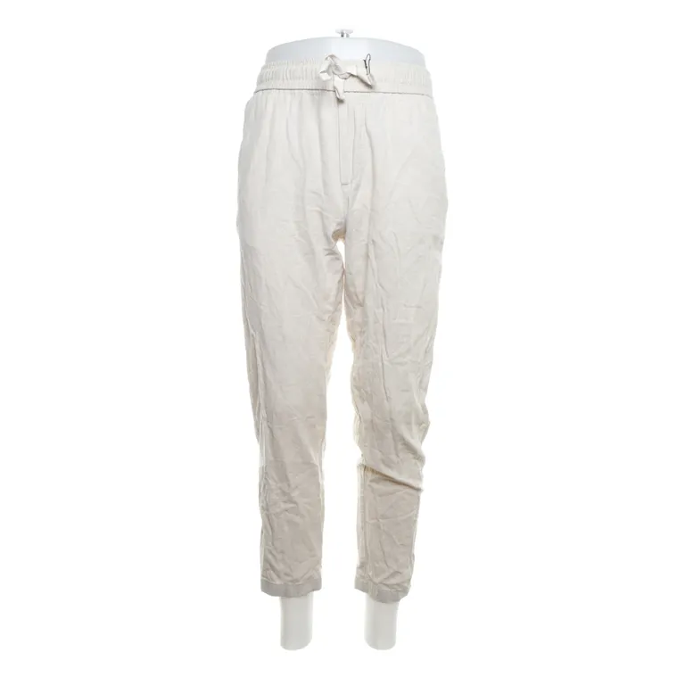 Pantalon (Beige) de Zara Coton, Lin
