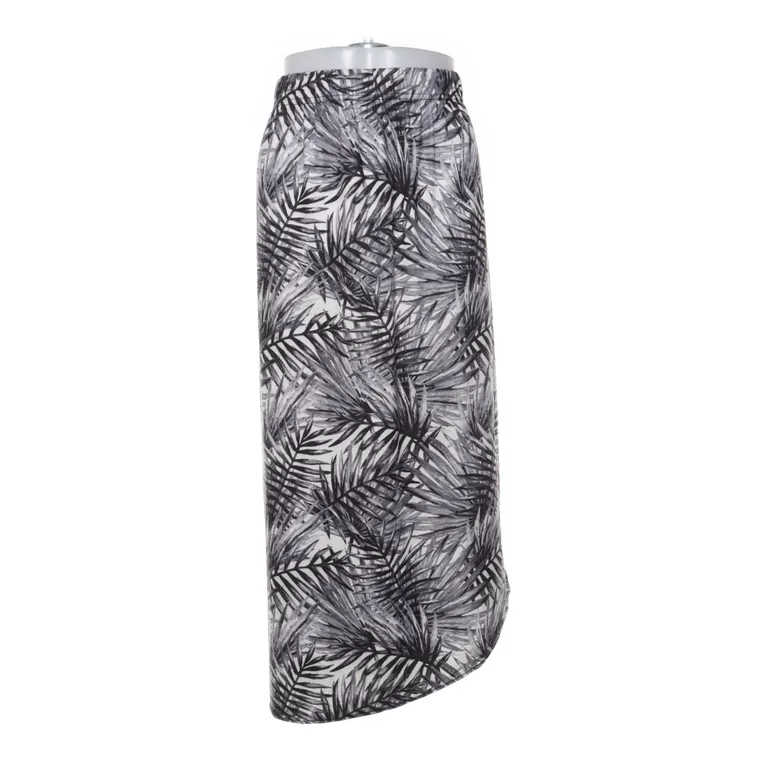 Kjol (Grå, Flerfärgad) från Plus Size Elastan, Polyester