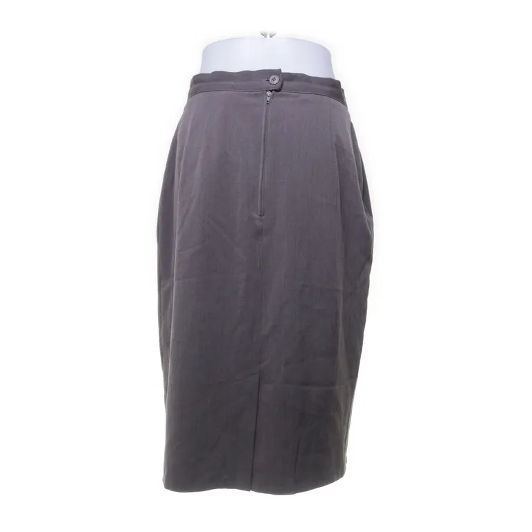 Pennkjol (Grå) från Add It Polyester, Viskos, Ull, Elastan - Vinkel 2