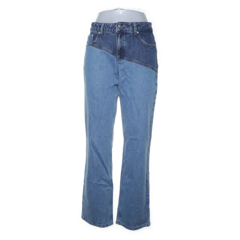 Jeans (Yoke Detail Mid Waist Straight) från NA-KD Bomull, Polyester