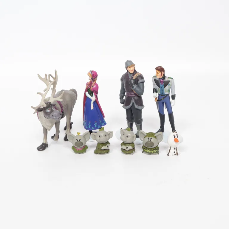 Leksak (Frozen / Frost / Anna / ren / Sven / troll) från Disney