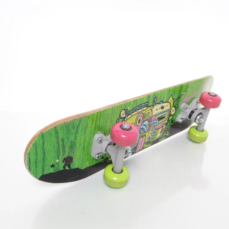 Skateboard (Svart, Flerfärgad) från Stadium - Vinkel 2