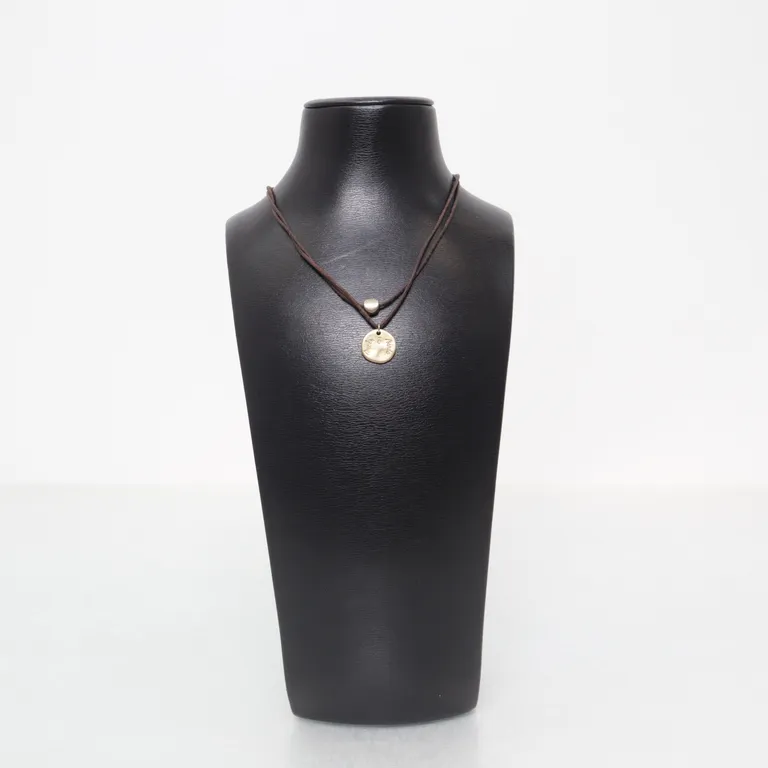 Halsband (Brun, Guldfärgad) från Mode E Moda Okänd metall