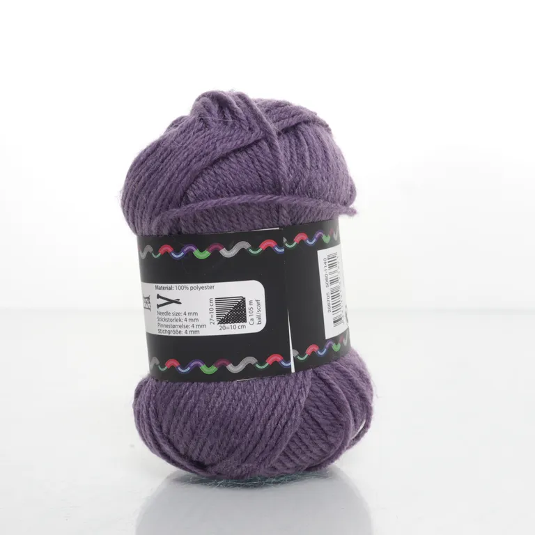 Garn (Lila) från Yarn Polly - Vinkel 3