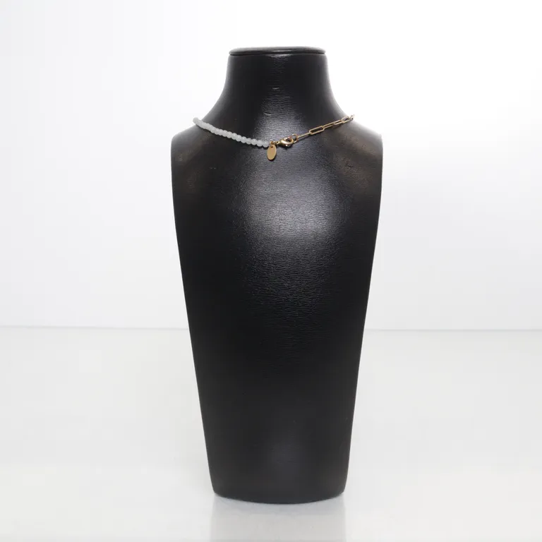 Halsband (Vit, Guldfärgad) från Zara Okänd metall - Vinkel 2