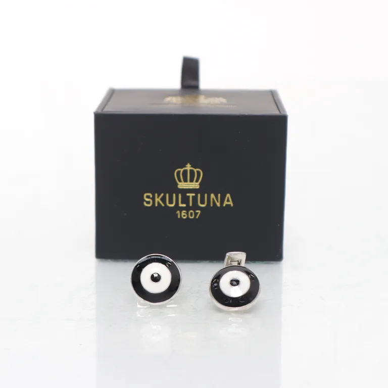 Manschettknappar (Silverfärgad) från Skultuna Okänd metall