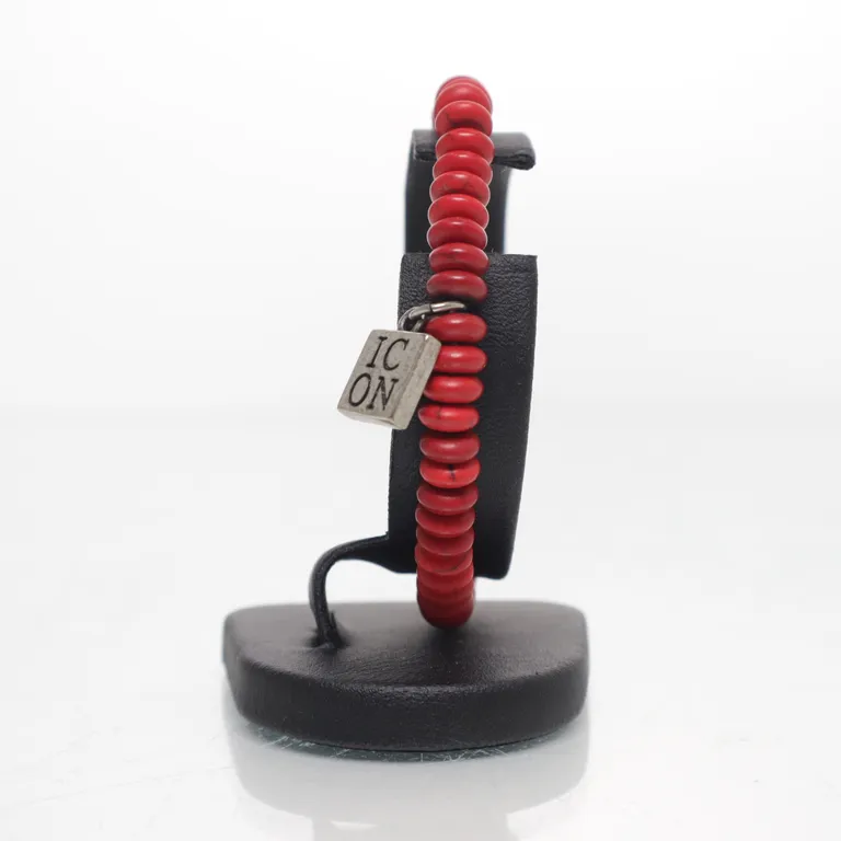 Armband (Röd) från Icon Okänd metall - Vinkel 3