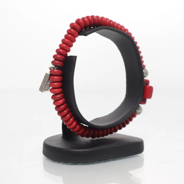 Armband (Röd) från Icon Okänd metall - Vinkel 2
