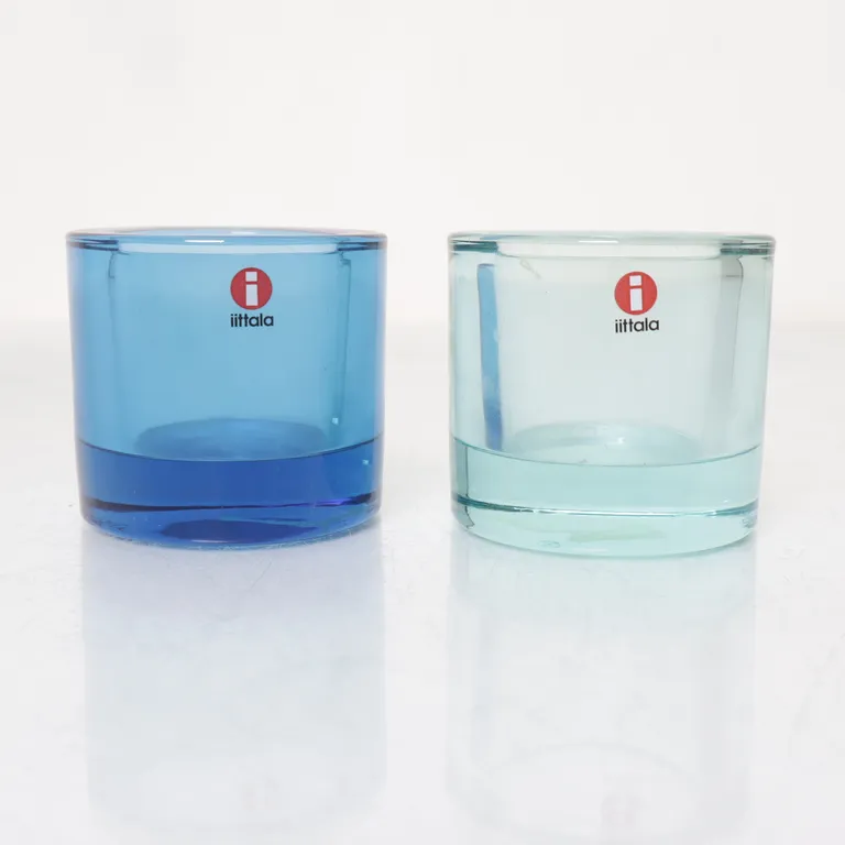 Ljusstake (Grön, Blå) från Iittala