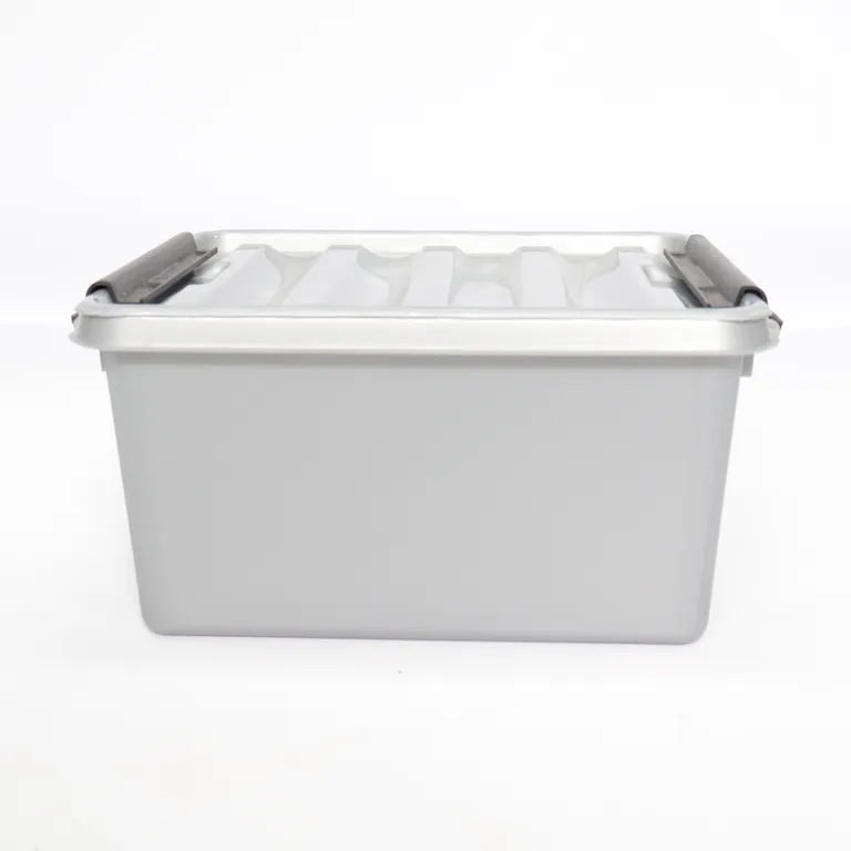 Förvaringslåda (Grå) från Hammar Plast - Vinkel 2