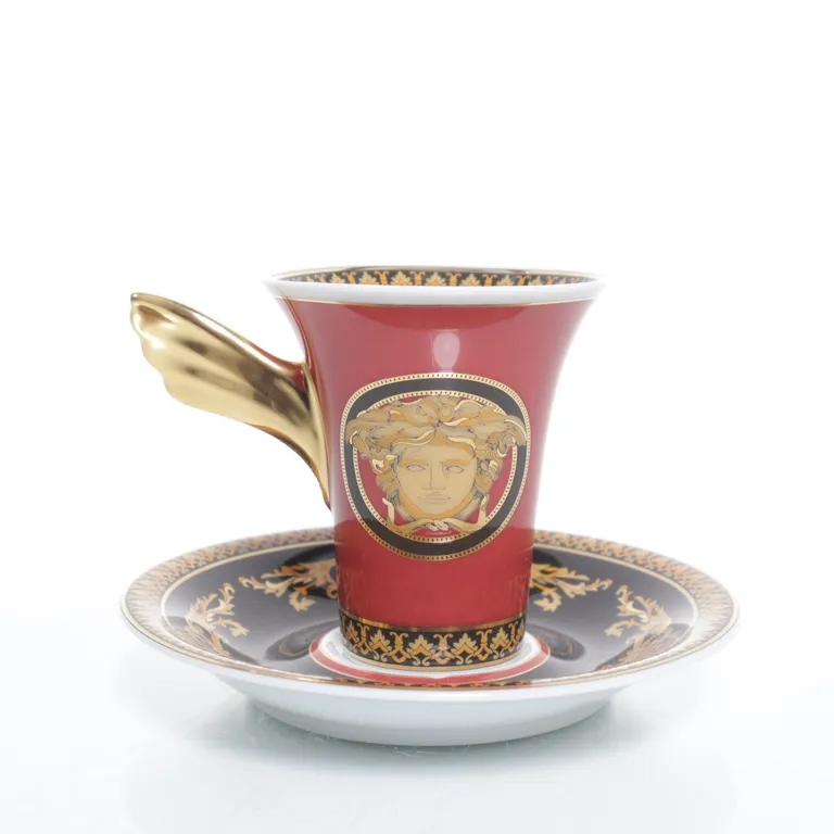 Espressokopp (Röd, Flerfärgad) från Rosenthal x Versace - Vinkel 2