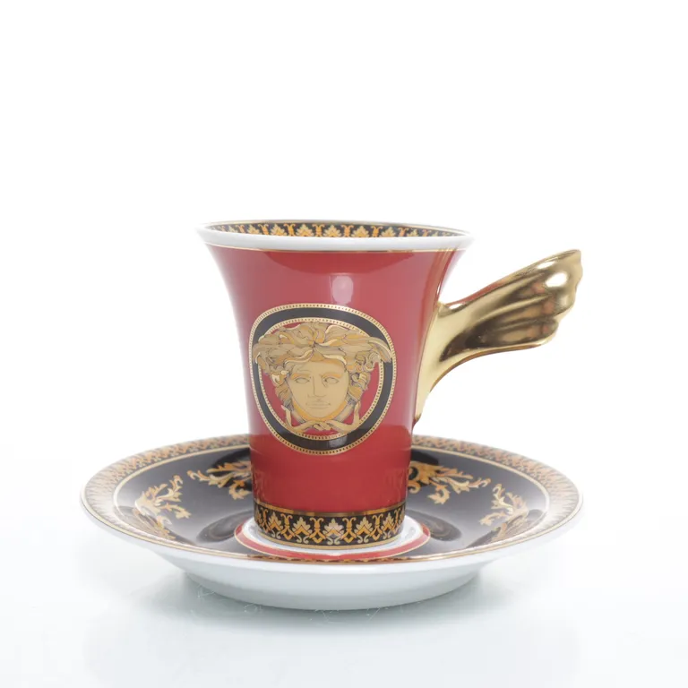 Espressokopp (Röd, Flerfärgad) från Rosenthal x Versace