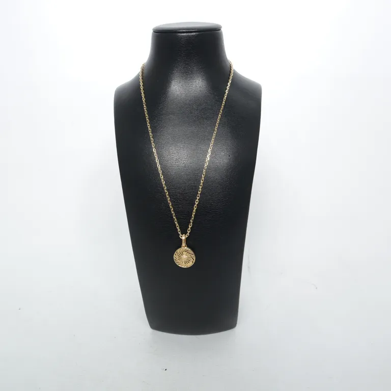 Halsband (Guldfärgad) från Versace Okänd metall - Vinkel 2