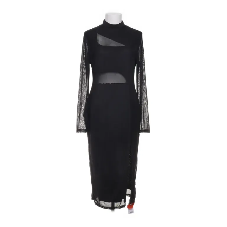 rotate mesh dress Rotate Mesh Midi Ruffle Dress - BOPF