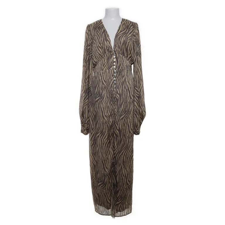 Klänning (Brun, Beige) från Adoore Elastan, Polyester