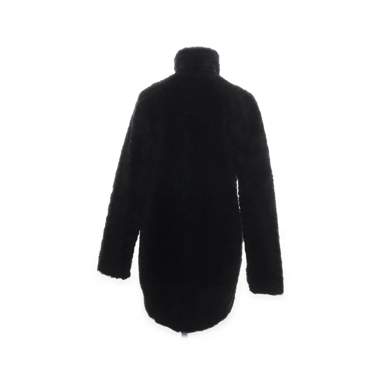 Pälsjacka (Svart) från Lindex Polyester, Akryl - Vinkel 2