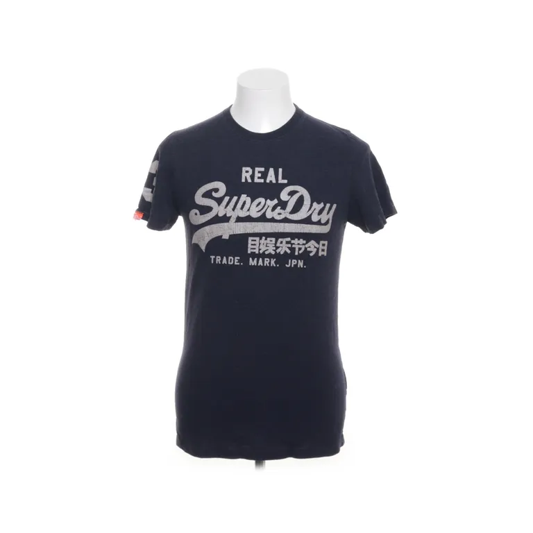 T-shirt (Blå) från Superdry Bomull, Viskos, Polyester