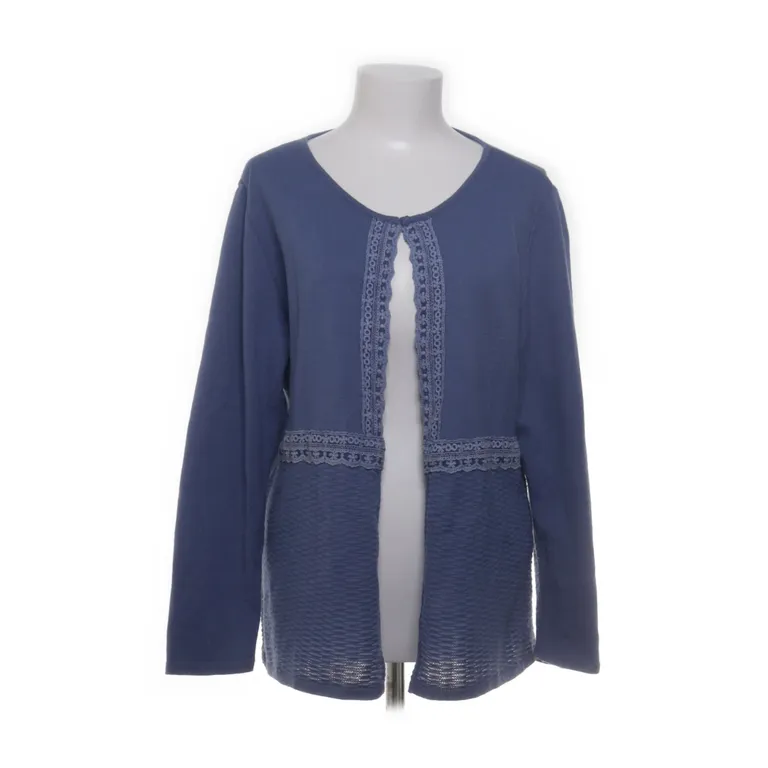 Cardigan (Bleu) de Laura Kent Acrylique, Coton, Polyester