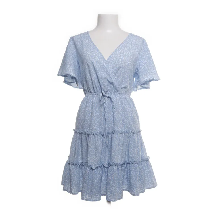 Klänning (Blå, Vit) från Shein Polyester