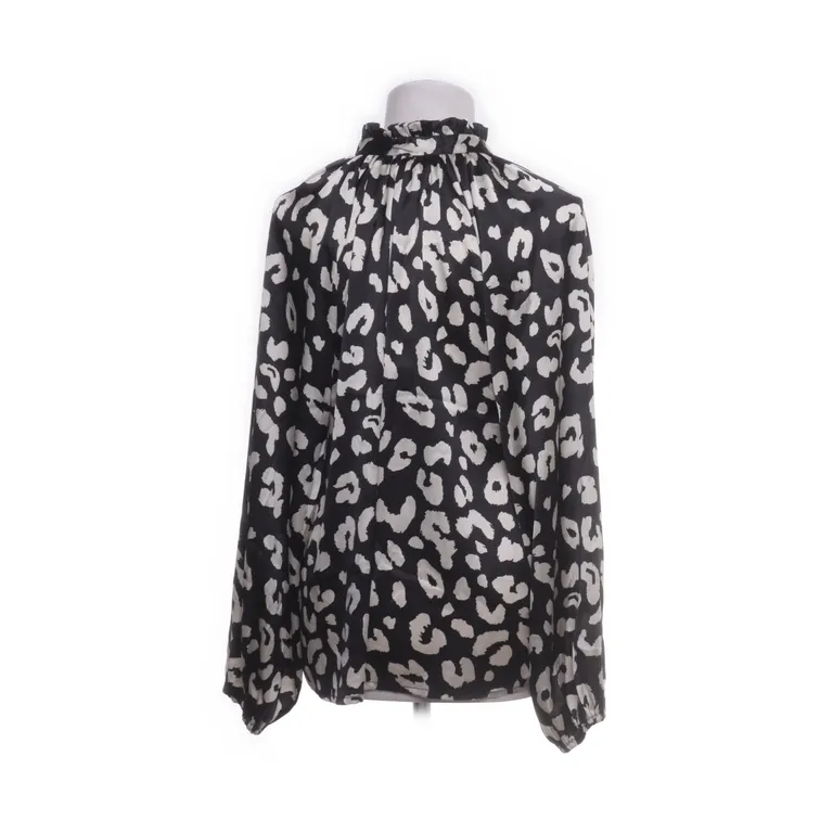 Knytblus (Svart, Vit) från Pernilla Wahlgren Design Polyester - Vinkel 2