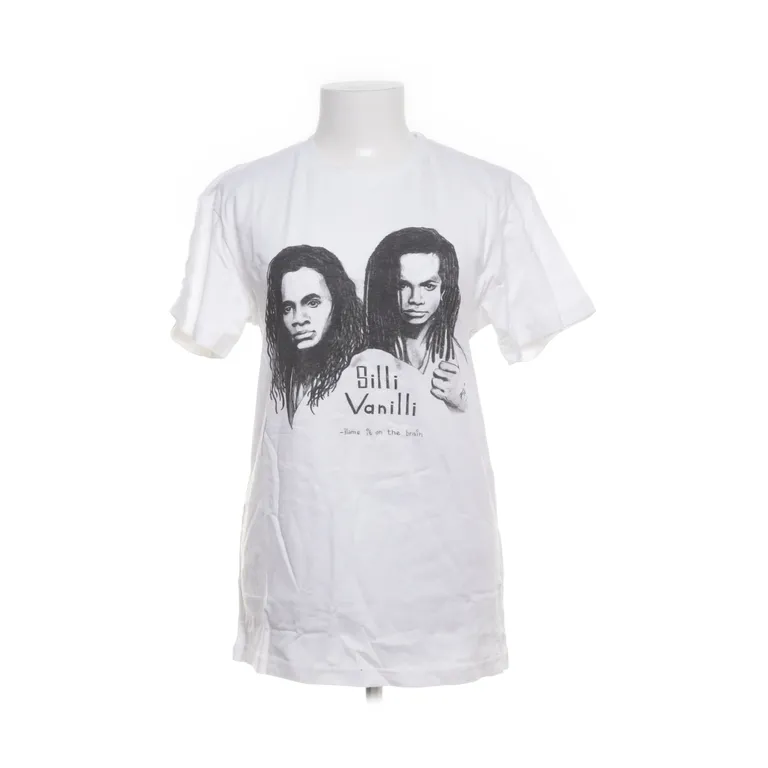 T-shirt (Svart, Vit) från Fienden Bomull