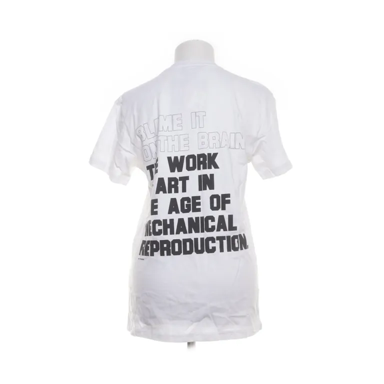 T-shirt (Svart, Vit) från Fienden Bomull - Vinkel 2