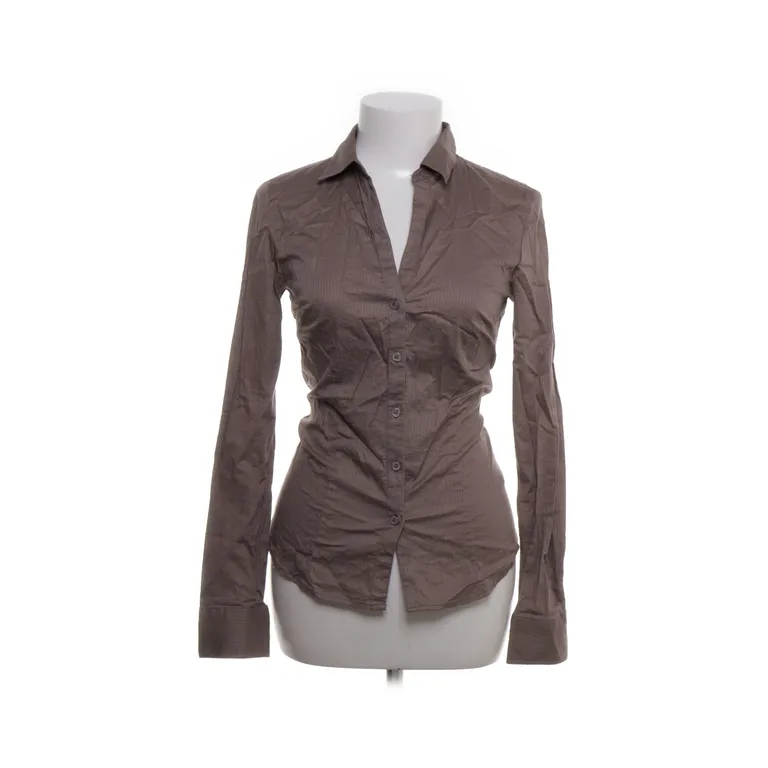 Skjorta (Brun) från H&M Bomull, Elastan