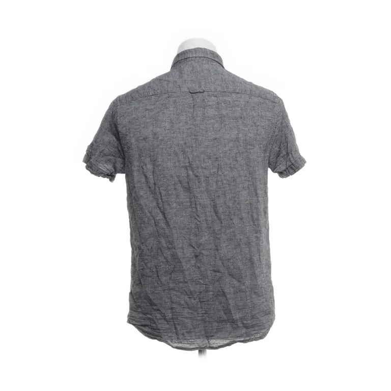 Skjorta (Grå) från Linen Blend Bomull, Linne - Vinkel 2