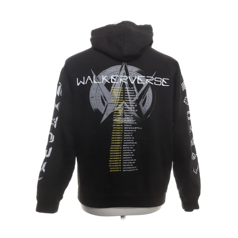 Huvtröja (Svart) från Alan Walker Bomull, Polyester - Vinkel 3