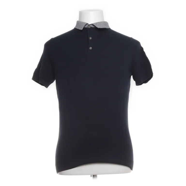 Pikétröja (Blå) från Massimo Dutti
