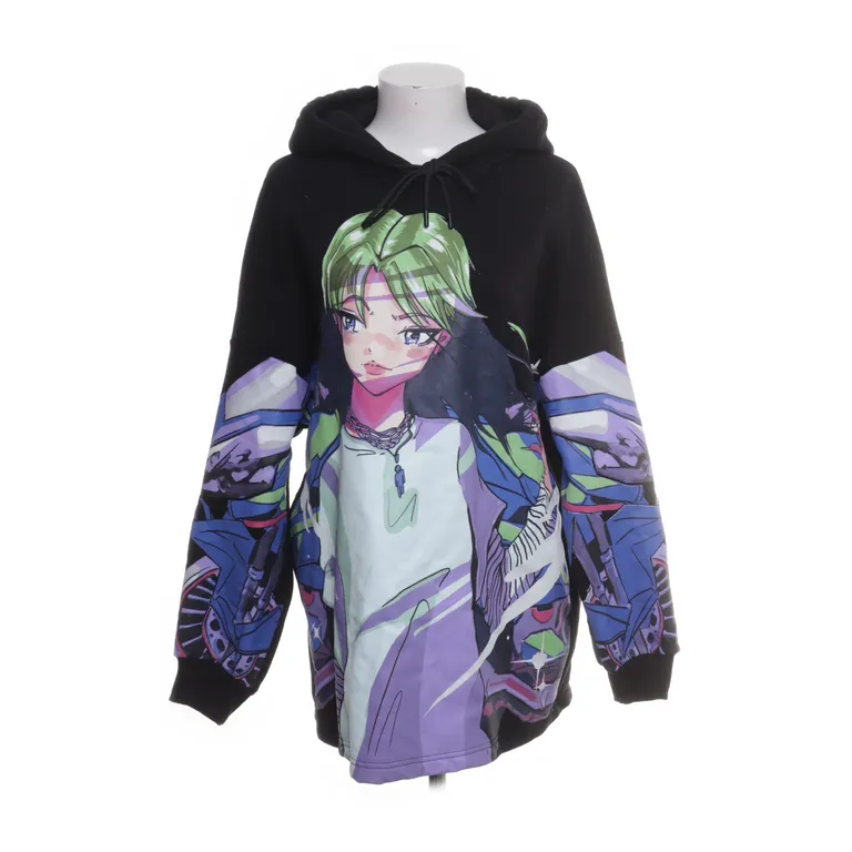 Sweat à capuche (Noir, Multicolore) de Bershka x Billie Eilish Coton, Polyester
