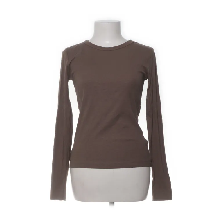 Långärmad t-shirt (Beige) från H&M Bomull, Elastan, Modal