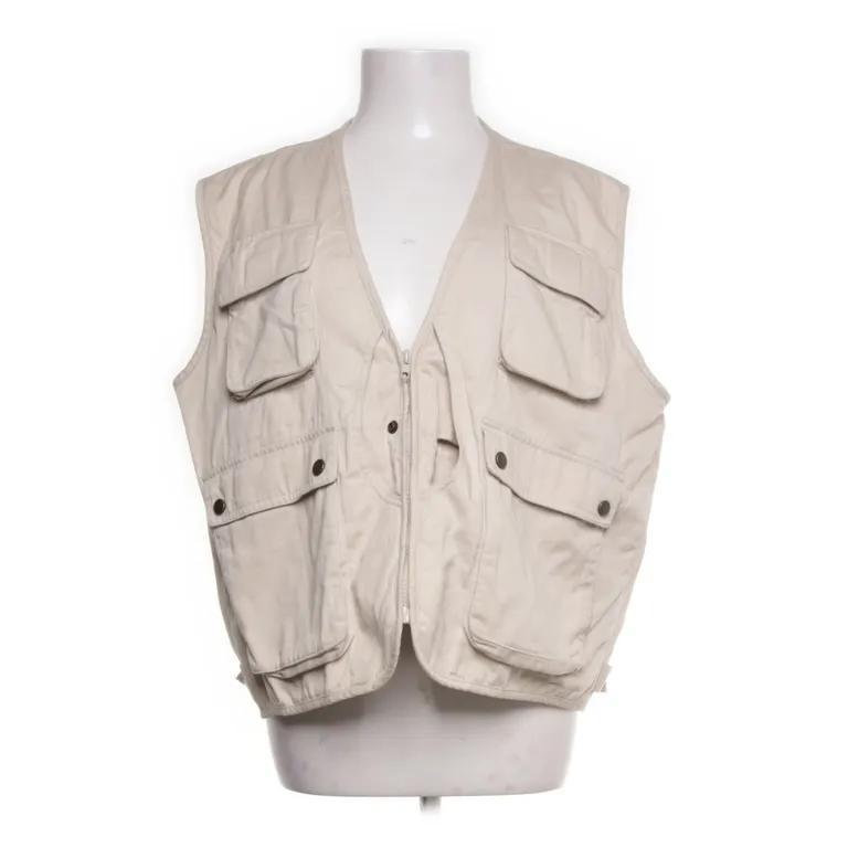 Väst (Beige) från Biltema Bomull
