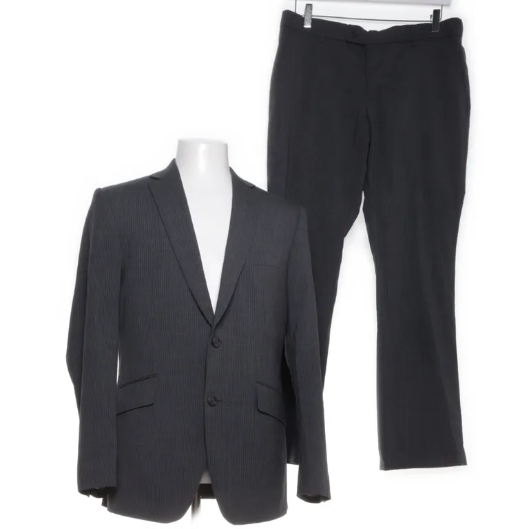 Kostym (Grå) från Bläck Polyester, Elastan