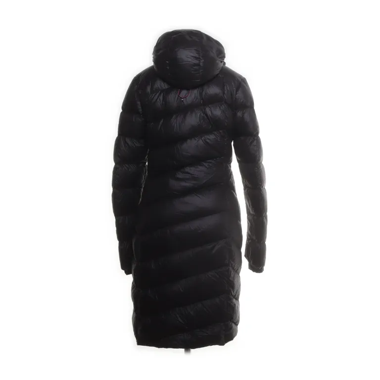 Doudoune longue (Noir) de Quechua Polyamide, Duvet - Angle 2
