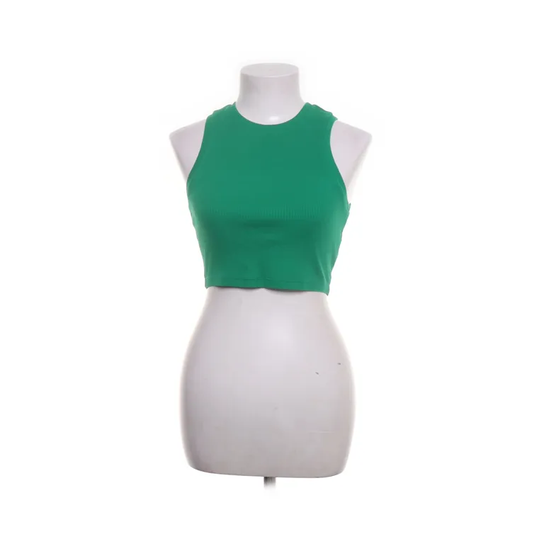 Crop top (Grön) från ONLY Bomull, Elastan