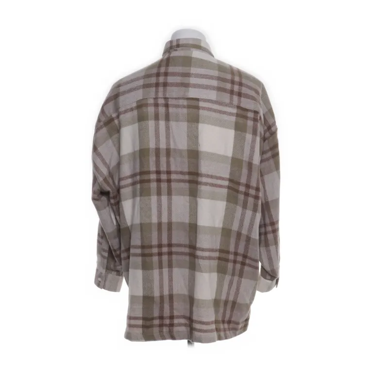 Överskjorta (Vit, Grön, Flerfärgad) från ASOS Design Polyamid, Polyester, Bomull, Akryl, Viskos, Ull - Vinkel 2