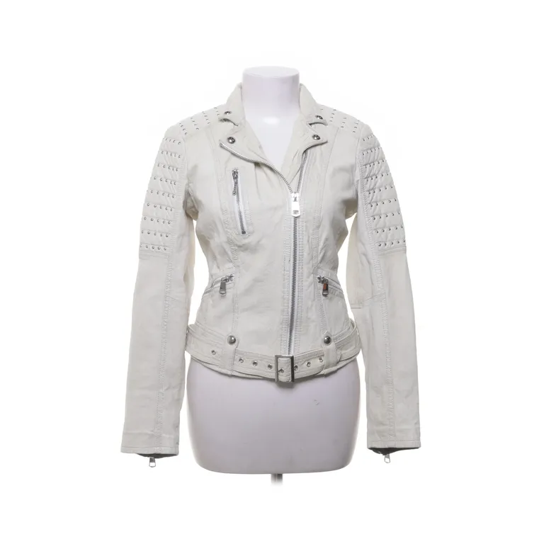 Läderjacka (Vit) från Jofama Rookie by Kristine Ullebø Polyester, Skinn