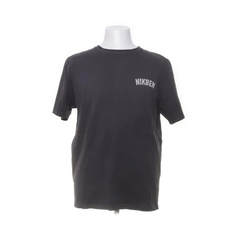 T-shirt (Grå, Vit) från Nikben Ekologisk bomull